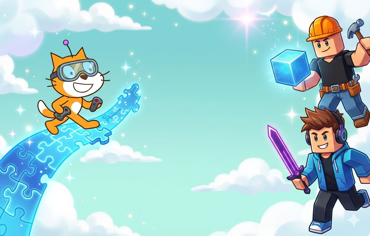 Scratch and Roblox background